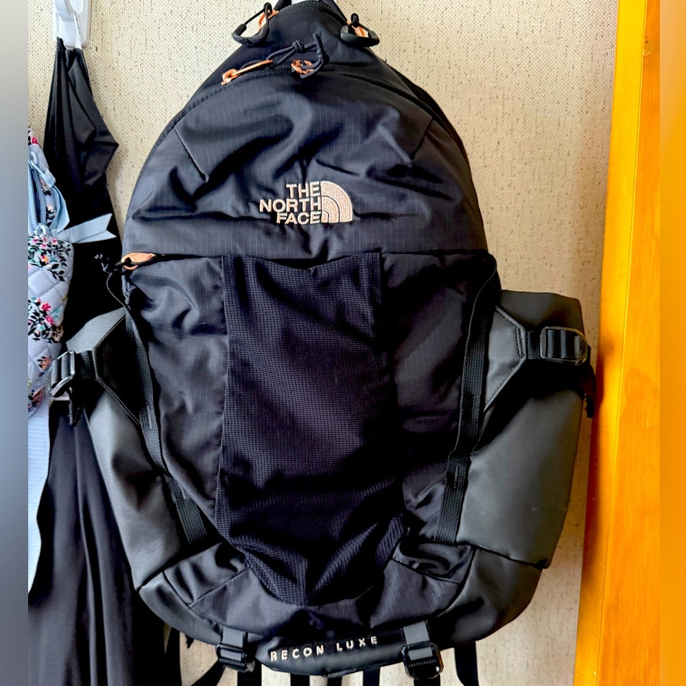 The North Face Recon Luxe Black Backpack